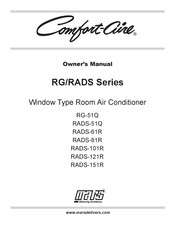 Comfort-Aire RG Serie El Manual Del Propietario