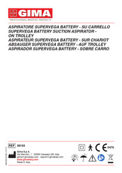 Gima SAUGER SUPERVEGA BATTERY Manual Del Usuario