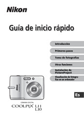 Nikon Coolpix L11 Guia De Inicio Rapido