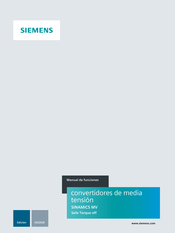 Siemens SINAMICS MV Manual De Funciones