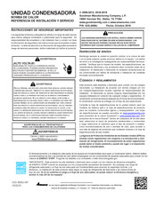 Goodman SZC180241 Referencia De Instalación Y Servicio