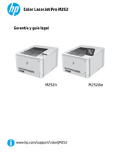 HP Color LaserJet Pro M252dw Garantía Y Guía Legal