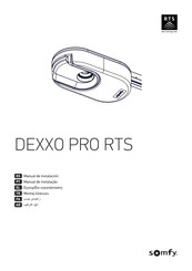 Somfy DEXXO PRO RTS Manual De Instalación