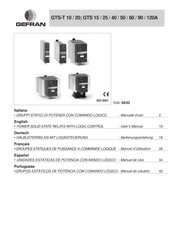 gefran GTS-T 20 Manual De Uso