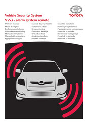 Toyota VSS3 Manual Del Propietário