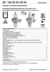 GOK GS Pro-Fi 3 Instrucciones Para El Montaje Y El Funcionamiento