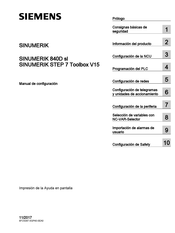 Siemens SINUMERIK STEP 7 Toolbox V15 Manual De Configuración