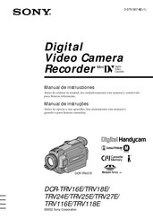 Sony DCR-TRV16E Manual De Instrucciones