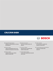 Bosch CRI/CRIN 848H Manual Original
