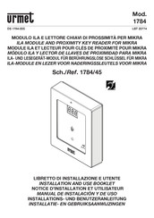 Urmet 1745 Manual De Instalación Y De Uso