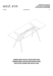 West Elm 3210257 Instrucciones De Ensamblaje
