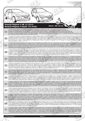 ECS Electronics RN-132-DL Instrucciones De Montaje