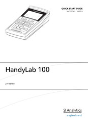 Xylem SI Analytics HandyLab 100 Guia De Inicio Rapido