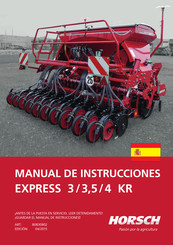 horsch Express 3 KR Manual De Instrucciones