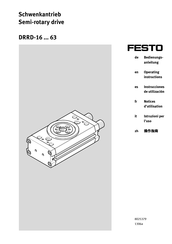 Festo DRRD-25 Instrucciones De Utilizacion