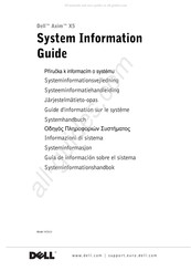 Dell Axim X5 Guia De Información Sobre El Sistema