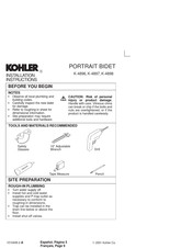 Kohler K-4898 Instrucciones De Instalación