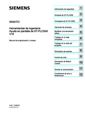 Siemens SIMATIC S7-PLCSIM V16 Manual De Programación Y Manejo