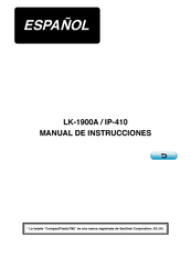 JUKI LK-1900A Serie Manual De Instrucciones