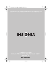 Insignia NS-10PDVDD Guia Del Usuario