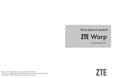 ZTE Warp Guía Para El Usuario