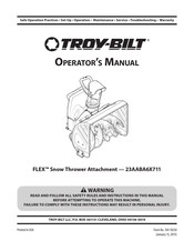 Troy-Bilt FLEX 23AABA6X711 Manual Del Usuario