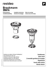 Resideo Braukmann D06FA Instrucciones De Montaje