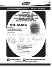 Metra 99-5026 Instrucciones De Instalación