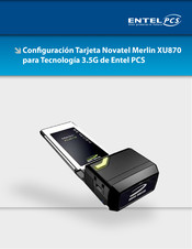 Entel Novatel Merlin XU870 Guía De Configuración