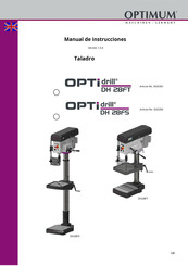 Optium OPTIdrill DH 28FS Manual De Instrucciones