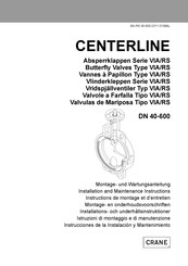 Crane CenterLine VIA/RS Serie Instrucciones De La Instalación Y Mantenimiento