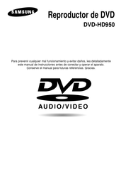 Samsung DVD-HD950 Manual Del Usuario