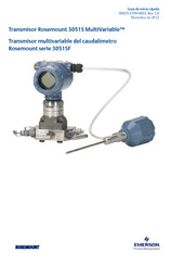 Emerson Rosemount 3051SF Serie Guia De Inicio Rapido