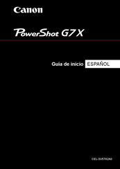 Canon PowerShot G7X Guía De Inicio