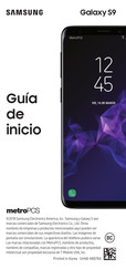 Samsung Galaxy S9 Guía De Inicio