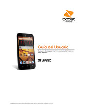 Boost Mobile ZTE SPEED Guia Del Usuario