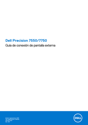 Dell Precision 7750 Guía De Conexión De Pantalla Externa