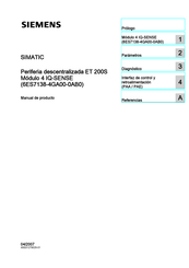 Siemens 6ES7138-4GA00-0AB0 Manual De Producto