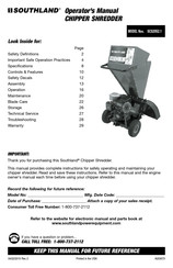 Southland SCS2052.1 Manual Del Operador