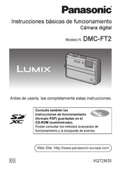 Panasonic Lumix DMC-FT2 Instrucciones Básicas De Funcionamiento