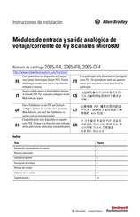 Rockwell Automation 2085-OF4 Instrucciones De Instalación