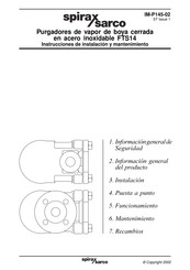 Spirax Sarco FTS14 Instrucciones De Instalación Y Mantenimiento