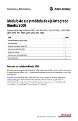 Rockwell Automation Allen-Bradley Kinetix 2000 Instrucciones De Instalación