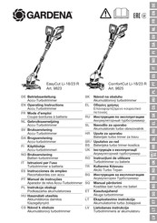 Gardena ComfortCut Li-18/23 R Instrucciones De Empleo