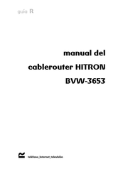 Hitron BVW-3653 Manual