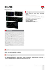 CARLO GAVAZZI DISxRSE Guía De Inicio Rápida