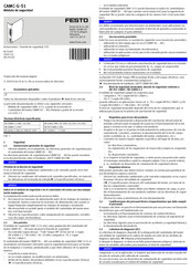 Festo CAMC-G-S1 Instrucciones