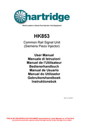 Siemens hartridge HK853 Manual De Usuario
