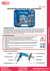 BGS technic 1114 Manual De Instrucciones