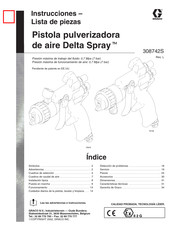 Graco Delta Spray 7597A Instrucciones - Lista De Piezas